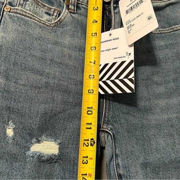 NWT Free People Sandrine Rose Sz 26 Original Wash Straight Fit Jeans! - Picture 9 of 14